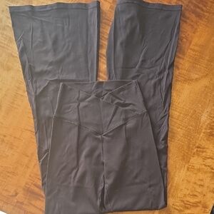 Offline By Aerie Brown Flared Yoga Leggings